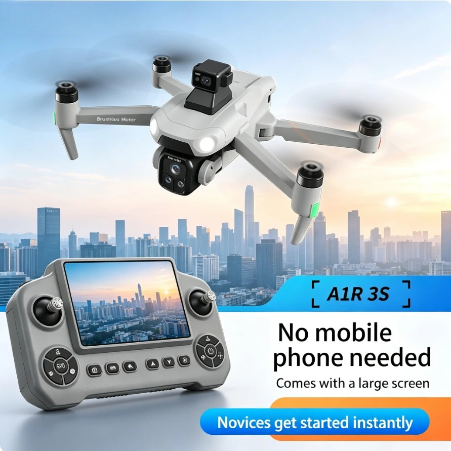 Fpv Brushless Rc Drone 4K - Оригинальный складной дрон A1R3S с GPS,