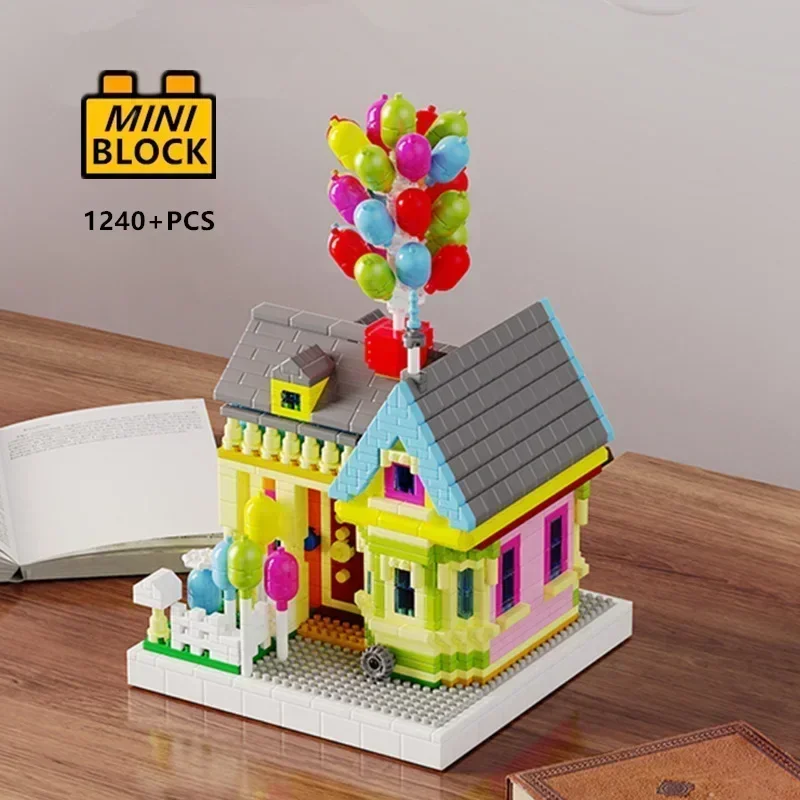 Building Blocks - Микро-мини-блоки: Конструктор «Дом-шар» с персонажами из