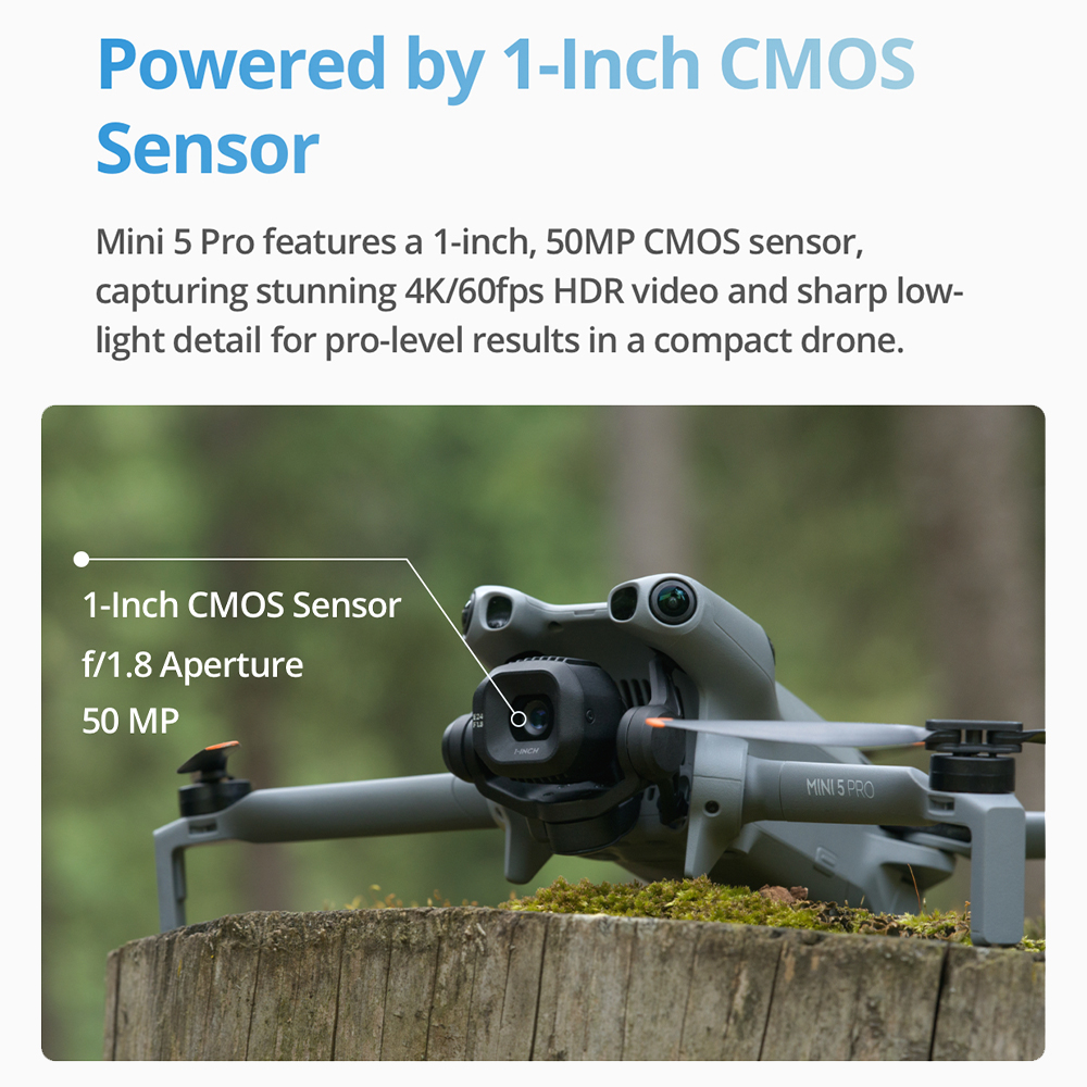 Комплект дронов DJI Mini 5 Pro – обзор и цена Fpv Brushless Rc Drone 4K