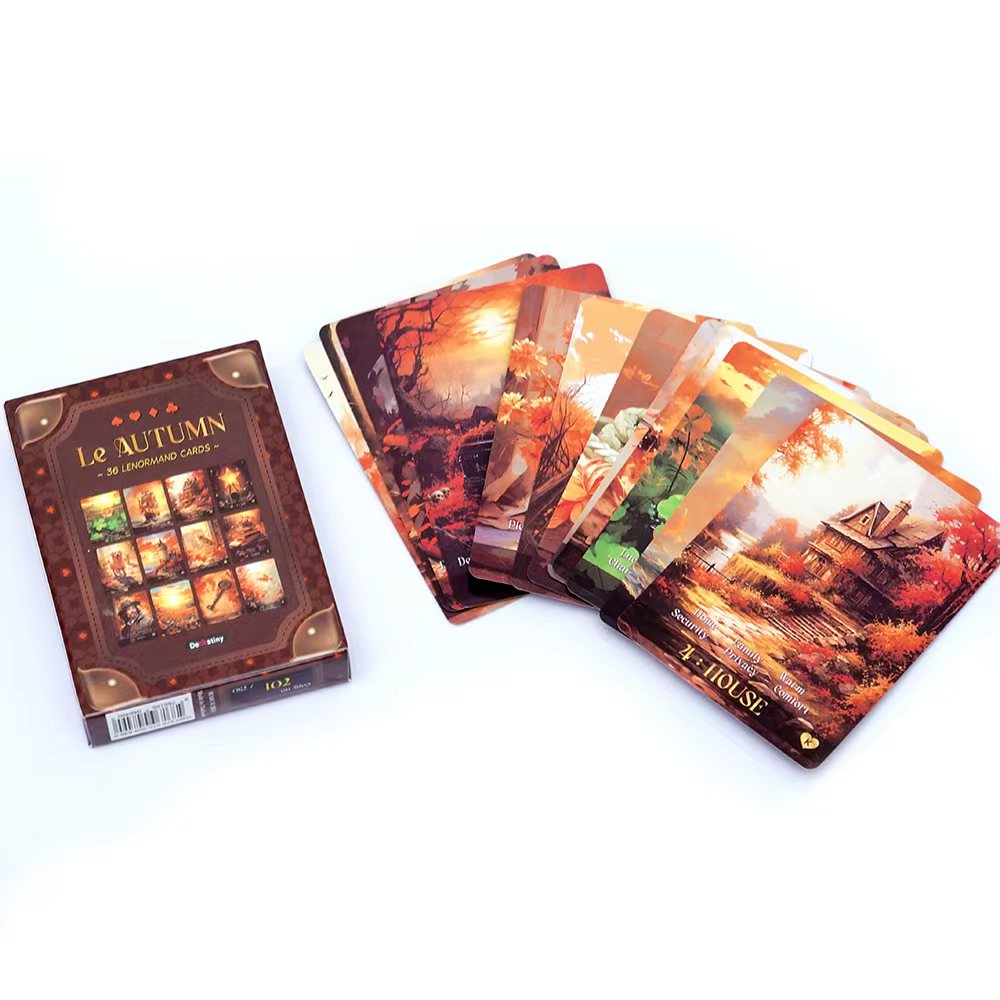 Колода Таро Ленорман, осенняя  – обзор и цена Tarot Cards Deck With Guidebook