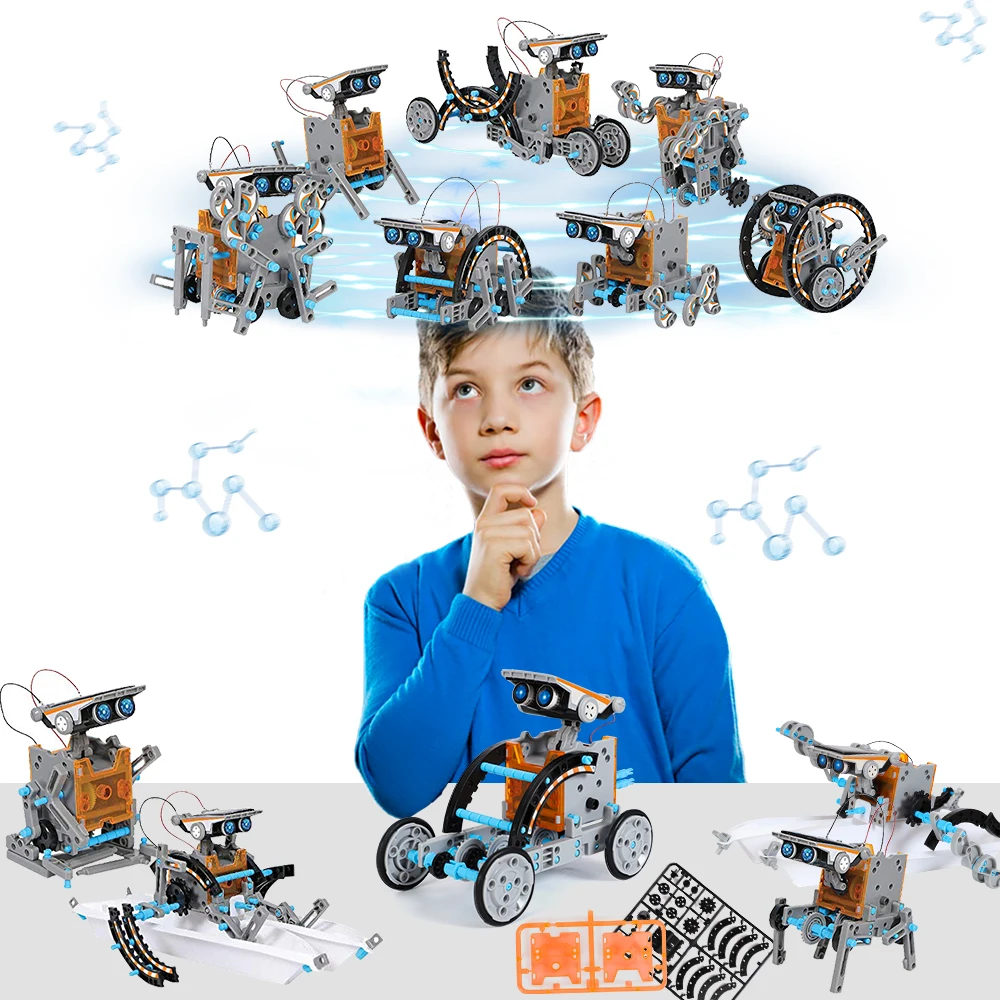 STEM 13-в-1 обучающий солнечны – обзор и цена Stem Solar Robot Kit For Kids