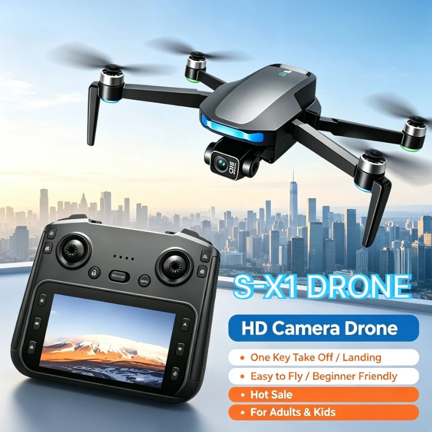 Оригинальный GPS-дрон S-X1 с 8 – обзор и цена Fpv Brushless Rc Drone 4K