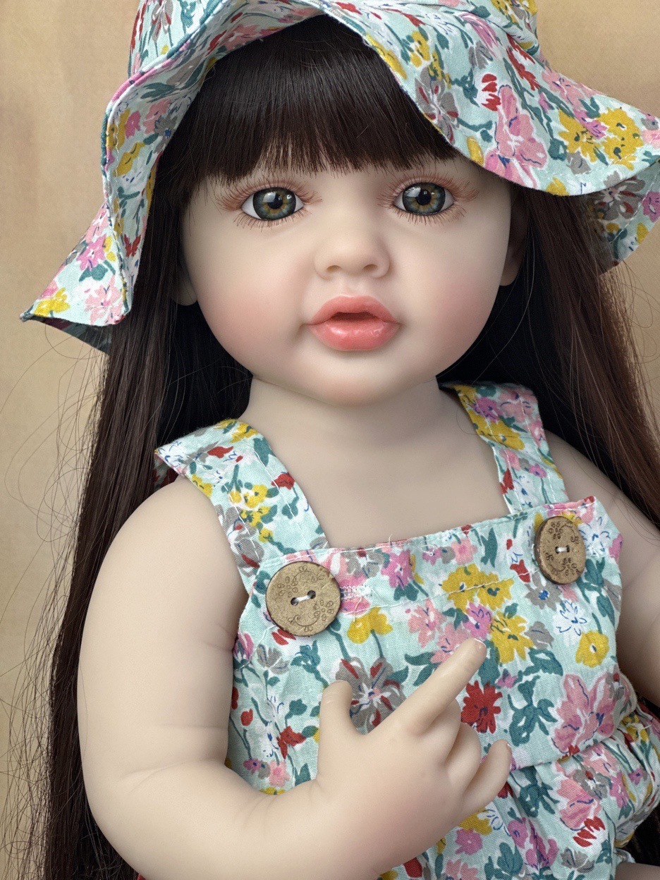 22-дюймовая приятная силиконов – обзор и цена Reborn Baby Doll Silicone Realistic